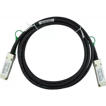BlueLAN Kompatibles HPE JH699A QSFP Direct Attach Kabel, 40GBASE-CR4, Ethernet/Infiniband QDR, 28AWG, 5 Meter (JH699A-BL)