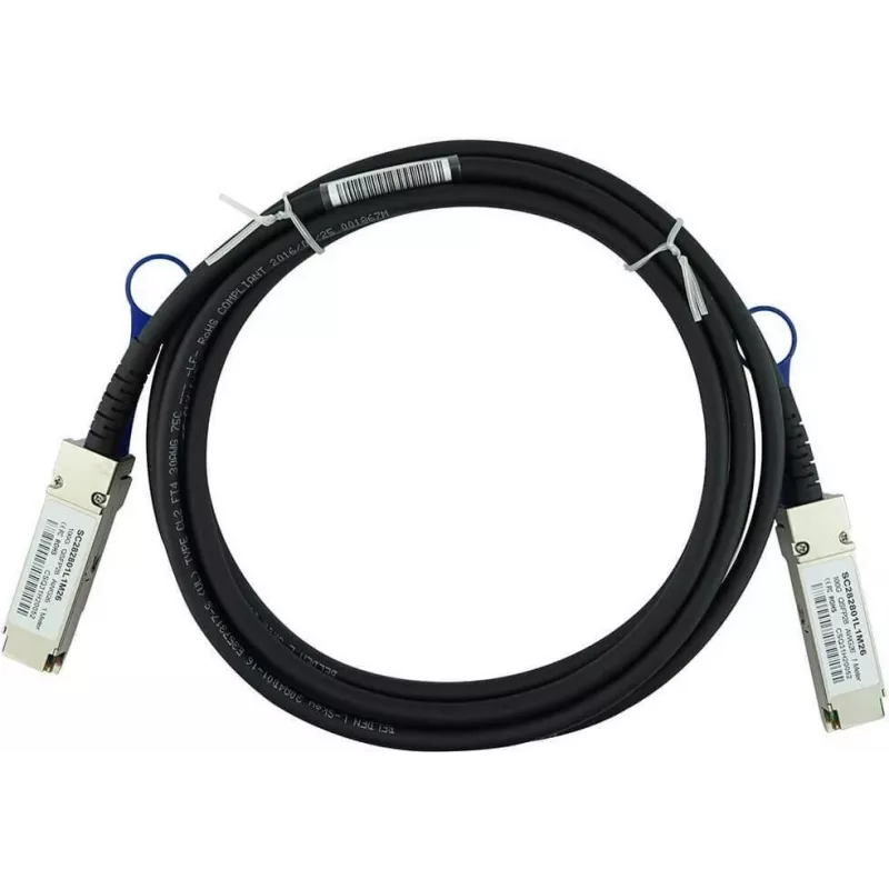 BlueOptics Kompatibles Lenovo AV21 BlueLAN SC282801L5M26 QSFP28 Direct Attach Kabel, 100GBASE-CR4, Infiniband EDR, 26AWG, 5 Meter (AV21-BL)