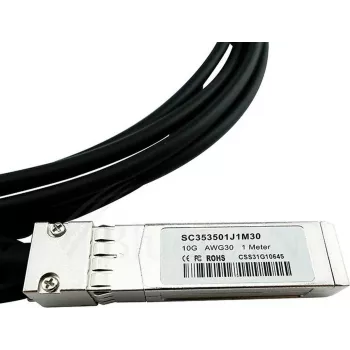 BlueLAN Kompatibles Kemp Technologies LM-SFP-DAC-50CM 10GBASE-CR Passives SFP+ zu SFP+ Direct Attach Kupferkabel, 0,5 Meter, AWG30