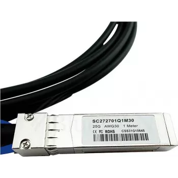 Kompatibles MikroTik S+DA0002 BlueLAN 10GBASE-CR Passives SFP+ zu SFP+ Direct Attach Kabel, 2 Meter, AWG30 (S+DA0002-BL)