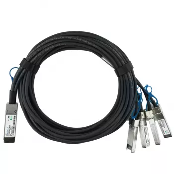 BlueOptics IBM EB4P BlueLAN Passives 100GBASE-CR4 QSFP28 auf 4x25GBASE-CR SFP28 Direct Attach Breakout-Kabel, 2m