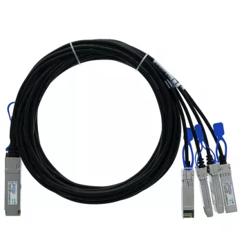 BlueOptics D-Link DEM-CB100Q28-4S28-2 BlueLAN Passives 100GBASE-CR4 QSFP28 auf 4x25GBASE-CR SFP28 Direct Attach Breakout-Kabel, 2m