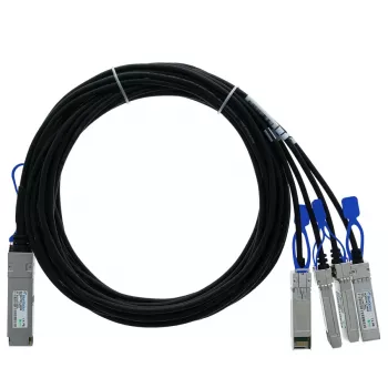 BlueOptics D-Link DEM-CB100Q28-4S28-2 BlueLAN Passives 100GBASE-CR4 QSFP28 auf 4x25GBASE-CR SFP28 Direct Attach Breakout-Kabel, 2m