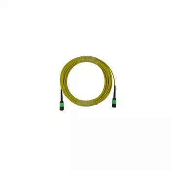 BlueOptics Kompatibles HPE P45704-001 MPO/APC auf MPO/APC Singlemode OS2 Glasfaser-Trunkkabel, 30m, Gelb