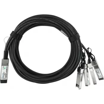 BlueLAN Kompatibles Lenovo A1DM Passives 40GBASE-CR4 QSFP auf 4x10GBASE-CR SFP+ Direct Attach Breakout-Kabel, 3 Meter, AWG30 (A1DM-BL)