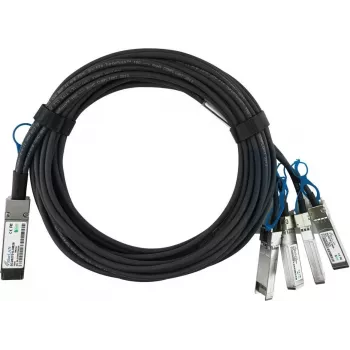 BlueLAN Kompatibles NVIDIA 980-9I48M-00C01A-NV Passives Ethernet 100GBASE-CR4 QSFP28 auf 4x25GBASE-CR SFP28 Direct Attach Breakout-Kabel, 2m, AWG26