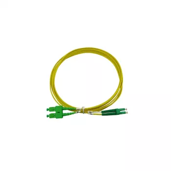 BlueOptics Duplex Glasfaser-Patchkabel LC-APC/SC-APC Singlemode 5 Meter