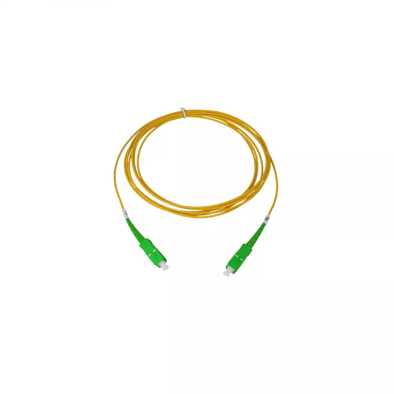 BlueOptics Simplex Glasfaser-Patchkabel SC-APC/SC-APC Singlemode OS2 30m Grün