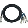 BlueOptics QSFP-4SFP25G-CU3M Kompatibel zu Cisco QSFP-4SFP25G-CU3M BlueLAN Passives 100GBASE-CR4 QSFP28 auf 4x25GBASE-CR SFP28 Direct Attach Breakout-Kabel, 3m, AWG26