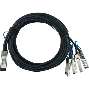 BlueLAN Kompatibles Arista CAB-Q28-S28-1M Passives 100GBASE-CR4 QSFP28 auf 4x25GBASE-CR SFP28 Direct Attach Breakout-Kabel, 1m, AWG26