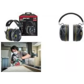 3M WorkTunes Connect 90563E Gehörschutz mit Bluetooth, Schwarz/Gelb