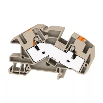 Weidmüller AITB 16 BB 2C Installations-Reihenklemme, Schraubanschluss, DIN-Schiene, 500V, 76A, 0,5-16 mm², dunkelbeige