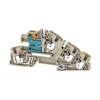 Weidmüller AITB 4 BB NDT-L-PE Installations-Reihenklemme, PUSH IN, 4 mm², grau