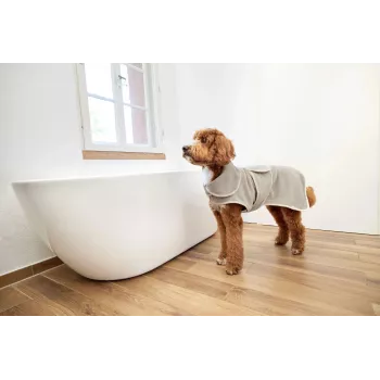 PALOPA Hundebademantel Robi Beige Größe L