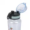 LASSIG Tritan Trinkflasche 420 ml Tiny Team Dog Mint/Blau