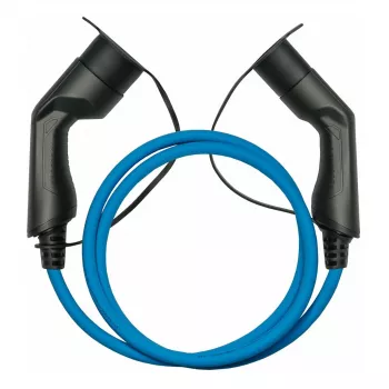 KABELMEISTER Mode 3 EV-Ladekabel, Typ 2 Stecker auf Buchse, 3-phasig, 16A, 11kW, Blau, 7,5m