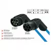 KABELMEISTER Mode 3 Type 2 EV-Ladekabel 11 kW 16 A 3-Phasen Spiralkabel 5 m Schwarz