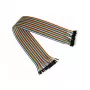 kabelmeister Jumper Wire 40-Pin Trennbare Drähte für Arduino, Raspberry Pi usw., Male to Female