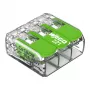 WAGO 221-423 3-Leiter-Kompaktverbinder, 4 mm², transparent