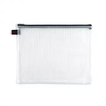 Foldersys B5 Reißverschlusstasche transparent