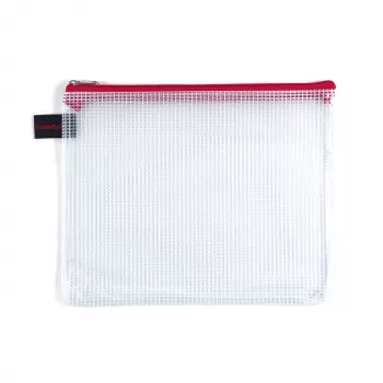 Foldersys B6 Zippbeutel Transparent PVC Dokumententasche