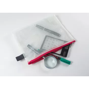 Foldersys B6 Zippbeutel Transparent PVC Dokumententasche