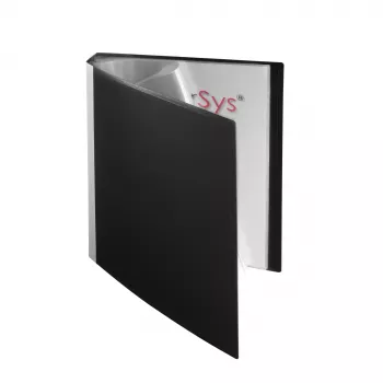 FolderSys Display Book Schwarz mit 30 Hüllen