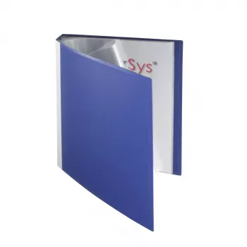 FolderSys Display Book Blue mit 30 Taschen A4
