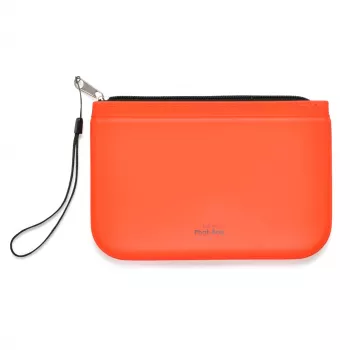 FolderSys PHAT BAG Silikon-Reißverschlussbeutel A6, Rot (40486-80)
