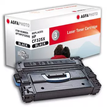 AgfaPhoto Schwarz Kompatible Tonerkartusche (Alternative zu HP 25X / CF325X) - Hohe Ergiebigkeit