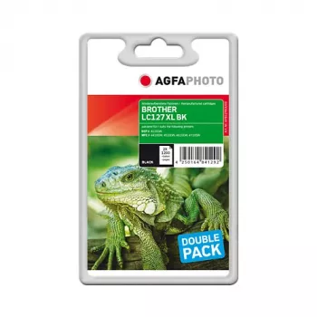 AGFAPHOTO APB127BDUOD Kompatibles Tintenpatronen-Set (2er-Pack, Schwarz & Dreifarbig) für Canon PIXMA