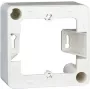 METZ CONNECT OpDAT Design Rahmen 1-Modul schraublos Reinweiß RAL 9010 85x43mm