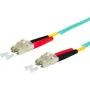 METZ CONNECT 151J1JOJO50E Glasfaser-Patchkabel LC Duplex auf LC Duplex 50/125µm Multimode OM3 5m Aqua