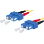 METZ OpDAT Patchkabel OS2 SC-D/SC-D Duplex Singlemode 3m Gelb LSZH