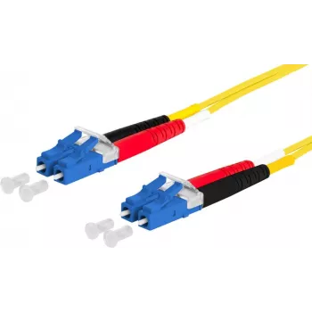 METZ CONNECT OpDAT Patchkabel LC Duplex auf LC Duplex OS2 4,0 m - Glasfaser-Patchkabel
