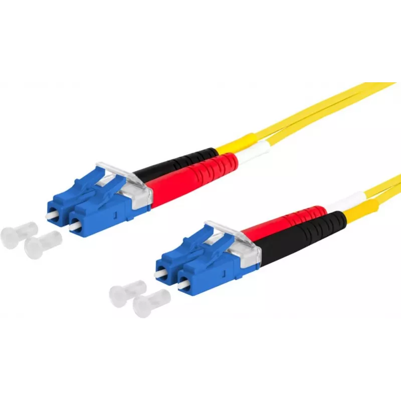 METZ CONNECT OpDAT Patchkabel LC Duplex auf LC Duplex OS2 4,0 m - Glasfaser-Patchkabel