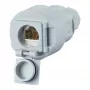 Metz Connect Cat.6A RJ45 Kupplung 1-Port Lichtgrau 1309515003-E