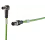 METZ CONNECT 142M1D19010 Cat5e M12 Patchkabel 1m Grün