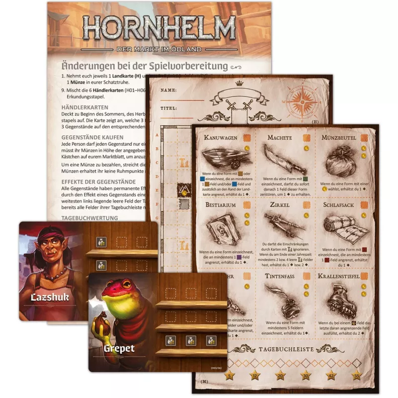 Pegasus Spiele Der Kartograph & Die Kartographin: Ferne Expeditionen Expansion