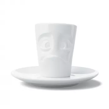 FIFTYEIGHT PRODUCTS Espressotasse mit Henkel 80 ml - Perplexed White