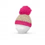 FIFTYEIGHT PRODUCTS Eierbecher Mützchen, Elfenbein/Magenta