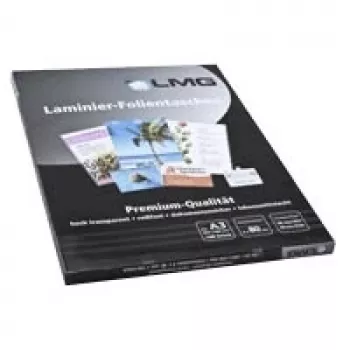 LMG Laminierfolien A3 glänzend 80 Mikron 100er Pack