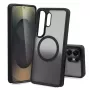 Nevox StyleShell Invisio MagSafe Case für Samsung Galaxy S26 Ultra, Schwarz