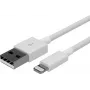 SHIVERPEAKS Flexline USB-Lade- und Sync-Kabel, USB-A auf 8-Pin (Lightning), 2,0 m, Weiß