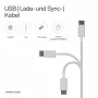 SHIVERPEAKS Flexline USB-C auf USB-C Lade- und Synchronisationskabel, USB 2.0, ABS, Weiß, 0,5 m (FL31-12050)