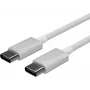 SHIVERPEAKS Flexline USB-C auf USB-C Lade- und Synchronisationskabel, USB 2.0, ABS, Weiß, 1,0 m (FL31-12051)