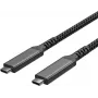 ShiverPeaks Flexline USB-C auf USB-C Kabel, USB 3.2 Gen 2, 100W PD, Nylon-Geflecht, 2m (FL31-75007)