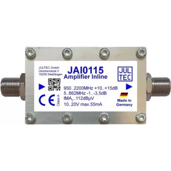 JULTEC SAT Inline Verstärker JAI0115 15dB fernstromversorgt
