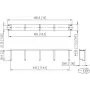 METZ CONNECT 19 Zoll 1U 75 mm Patchpanel RAL 9005 Schwarz 130894-03-29-E