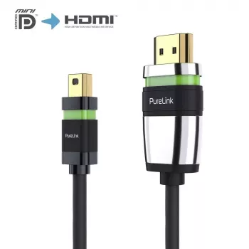 PureLink Ultimate Series ULS2000-010 Mini DisplayPort auf HDMI Kabel 1,0 m Schwarz